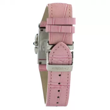 CHRONOTECH CT7018B-02S Sieviešu analogais kvarca pulkstenis 30mm balta ādas siksniņa