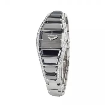 CHRONOTECH CT7099LS-08M Sieviešu analogais kvarca pulkstenis 26mm Nerūsējošais tērauds Sudrabs