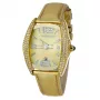 CHRONOTECH CT7814M-02S Unisex Analog Quartz Watch 41mm Stainless Steel Black Dial Silicone Strap