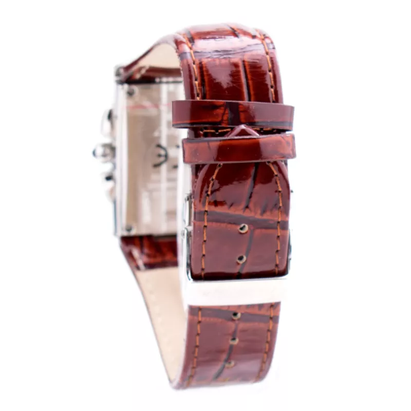 CHRONOTECH MAN CT7018M-03MT analogais kvarca pulkstenis 33mm melns ciparnīca ādas siksniņa