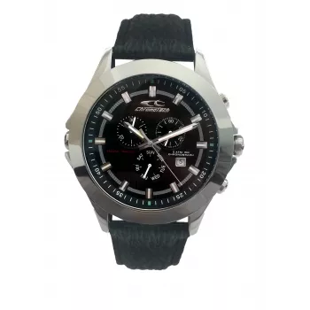 CHRONOTECH MAN CT7636M-01 48mm Nerūsējošā tērauda kvarca hronogrāfa pulkstenis