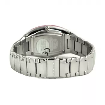CHRONOTECH Sieviešu kvarca analogais pulkstenis CT7065L-25M 30mm Sudraba nerūsējošā tērauda sieta aproce