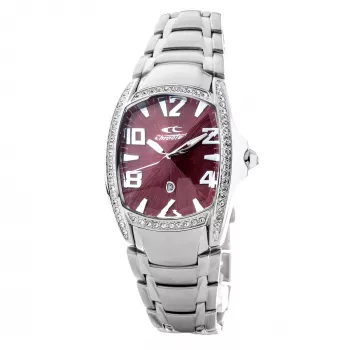 CHRONOTECH Women's Quartz Analog Watch CT7988LS-64M 31mm Silver Stainless Steel