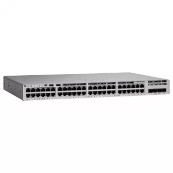 Cisco Catalyst 9200L 48 portu PoE+ komutators ar 4x10G Uplink un Network Essentials