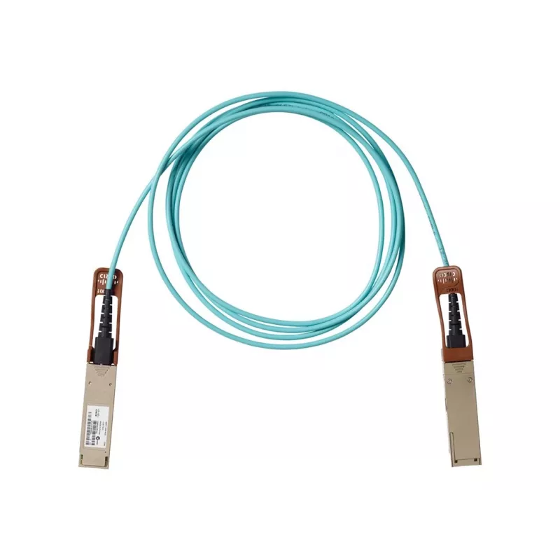 Cisco QSFP-100G-AOC7M= 100GBASE QSFP28 aktīvais optiskais kabelis, 7m