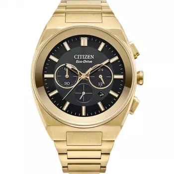 CITIZEN Eco-Drive Chronograph Vīriešu Pulkstenis CA4582-54E 43mm Nerūsējošais Tērauds