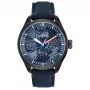 CITIZEN Eco-Drive vīriešu pulkstenis AW2037-04W 43mm Nerūsējošais tērauds Brūna āda Zaļš ciparnīca