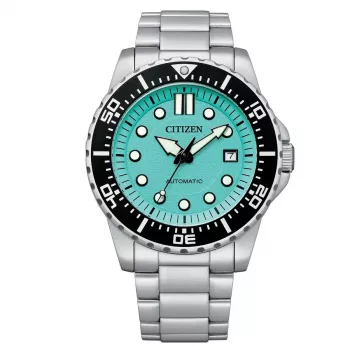 CITIZEN Vīriešu Automātiskais Nirēja Pulkstenis NJ0170-83Z 43mm Oranžs Ciparnīca Nerūsējošais Tērauds