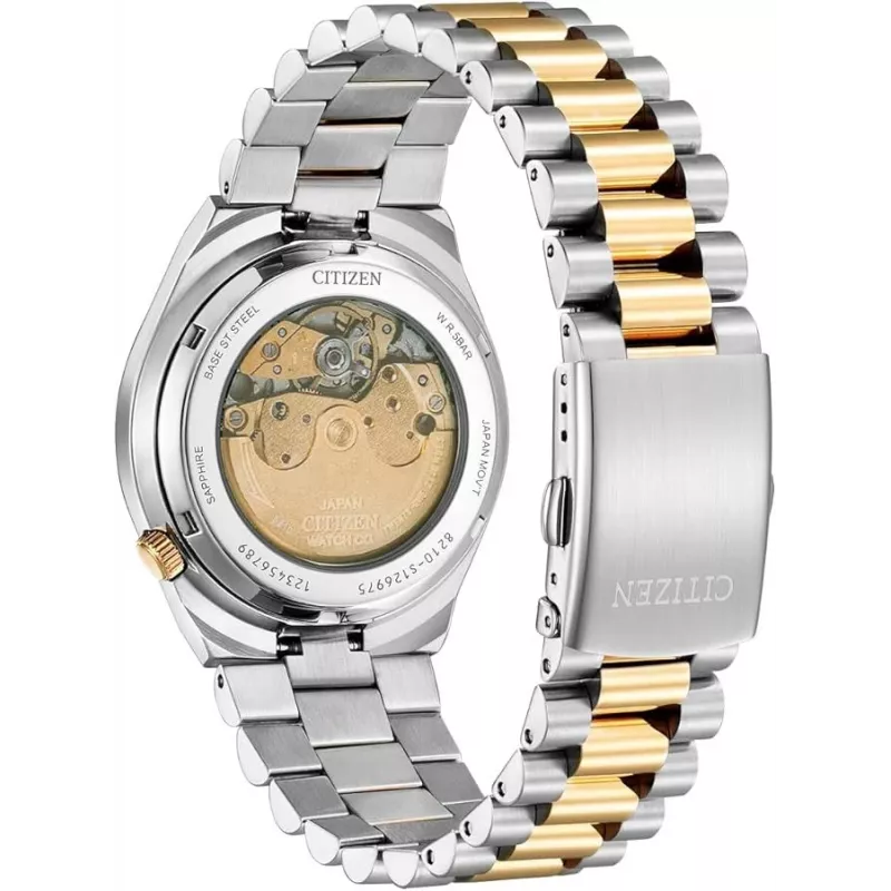 CITIZEN Vīriešu Automātiskais Pulkstenis NJ0154-80H 40mm Nerūsējošais Tērauds Pelēks Ciparnīca