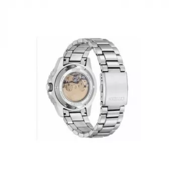CITIZEN Vīriešu Automātiskais Pulkstenis NJ0170-83X 43mm Nerūsējošais Tērauds Zaļš Ciparnīca
