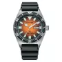 CITIZEN Vīriešu automātiskais pulkstenis NY0120-01Z 41mm oranžs ciparnīcas poliuretāna siksniņa