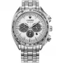 CITIZEN Vīriešu Eco-Drive Hronogrāfs Nerūsējošā Tērauda Pulkstenis CA4540-54A 43mm