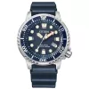 CITIZEN vīriešu pulkstenis ar saules bateriju Eco-Drive Diver Watch BN0151-17L 44mm zils ciparnīca zils poliuretāna siksniņa