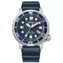 CITIZEN Vīriešu Eco-Drive Nirēja Pulkstenis BN0151-17L 44mm Zils Ciparnīca Zila Poliuretāna Siksniņa