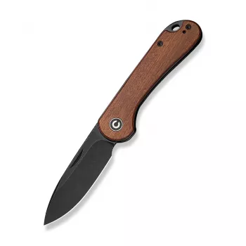 CIVIVI Elementum Slip Joint Saliekamais Nazis, Guibourtia Koka Roks, Nitro-V Tērauda Asmens, 75mm