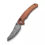 CIVIVI Sixgill Damasteel nazis ar oglekļa šķiedras rokturi, 88 mm asmens, Liner Lock, Flipper atvēršana, keramikas gultņi, atgriezeniska dziļā nēsāšanas klips, C24050-DS1