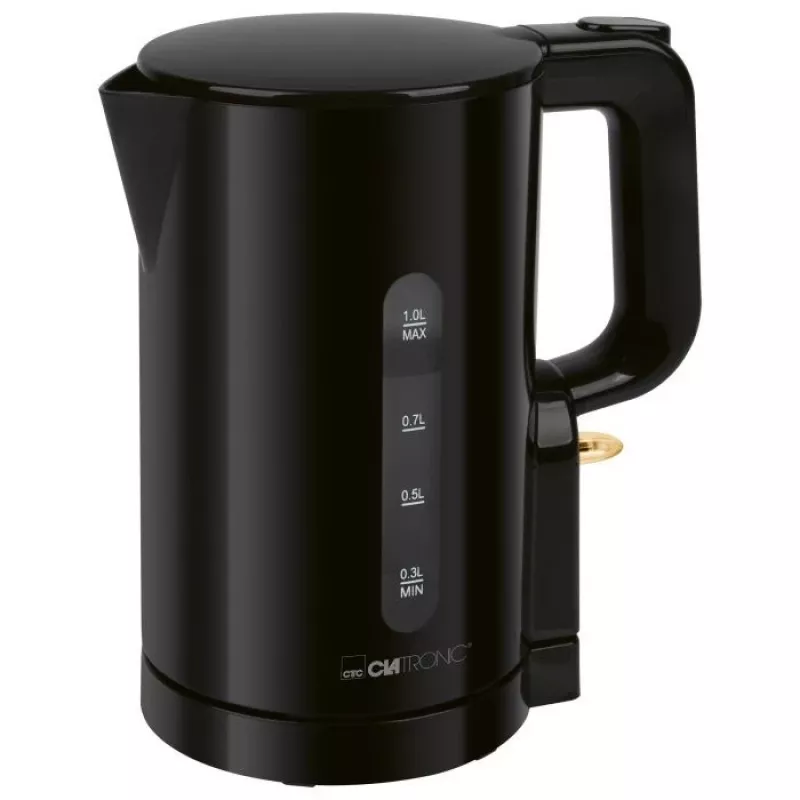 CLA WK 3834 Elektriskā tējkanna 1L 1100W Melna