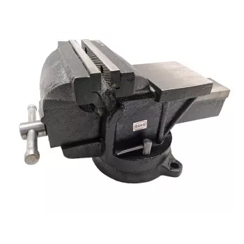 Skava ar lakti VG135 100 mm sols skrūvspīles ar 360° pagriežamu pamatni