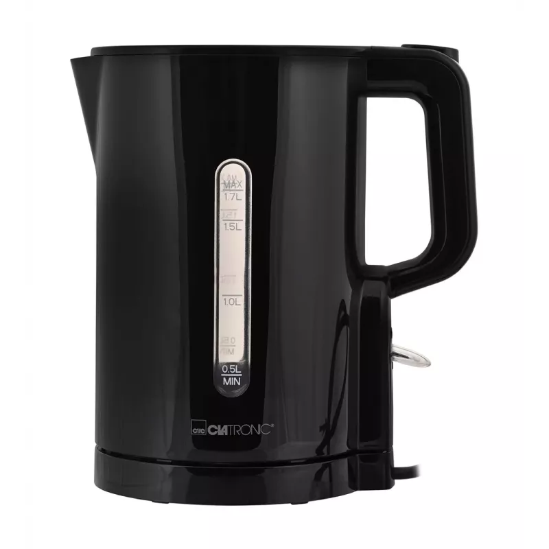 Clatronic WK 3835 Bezvadu elektriskā tējkanna 1.7L 2200W Melna plastmasa