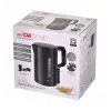 Clatronic WK 3835 Bezvadu elektriskā tējkanna 1.7L 2200W Melna plastmasa