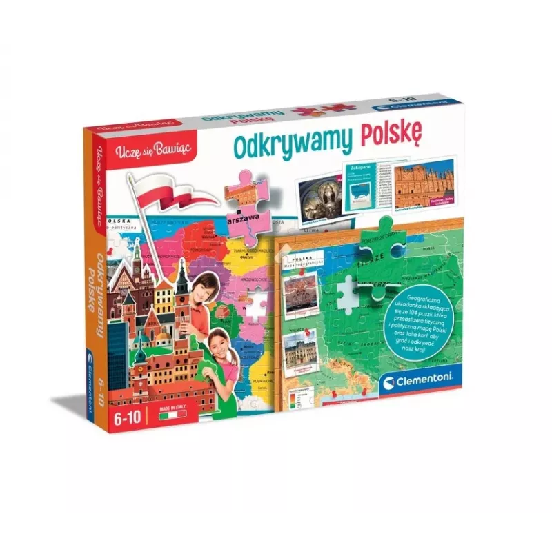 Clementoni Izglītojoša Spēle Atklāj Poliju Mācies Spēlējot Poļu Valoda 50776