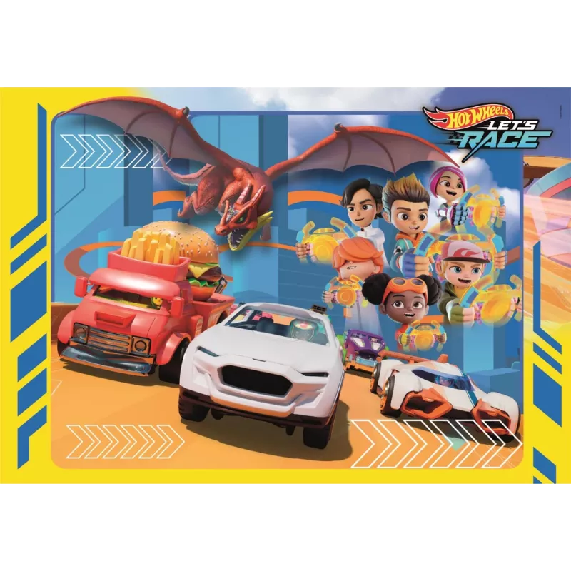 Clementoni Super Color Puzzle 30 gabali Hot Wheels 20284