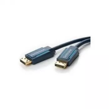 CLICKTRONIC Microconnect 10m DisplayPort kabelis vīrišķais uz vīrišķo melns 4K 60Hz