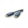 CLICKTRONIC Microconnect 10m DisplayPort kabelis vīrišķais uz vīrišķo melns 4K 60Hz
