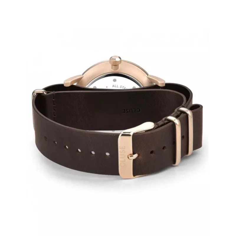 CLUSE Minuit Sieviešu Pulkstenis CW0101501009 33 mm Zelts Nerūsējošā Tērauda Siets