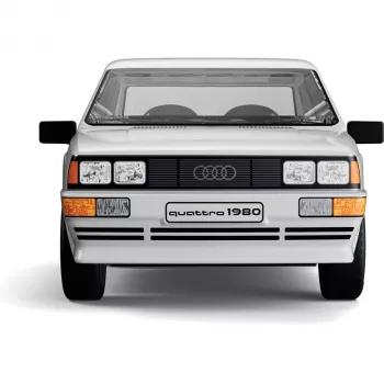 Cobi Audi Quattro 1980 White 1:35 Scale Building Blocks Set