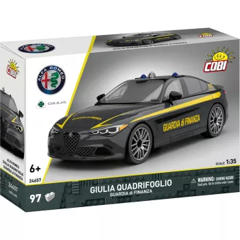 Cobi Building Block Model Alfa Romeo Giulia Quadrifoglio Guardia di Finanza 1:35
