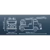 COBI Citroen Type H Pompiers (1:35 mērogs) Plastmasas modeļa komplekts
