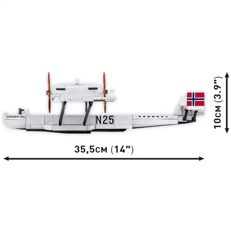 COBI Dornier Do J Wal Amundsen 1:72 Plastmasas Modeļa Komplekts