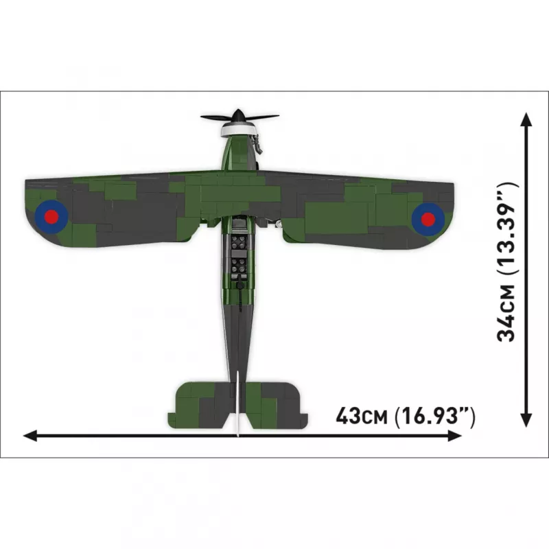COBI Fairey Swordfish 1:72 Plastmasas Modeļa Komplekts