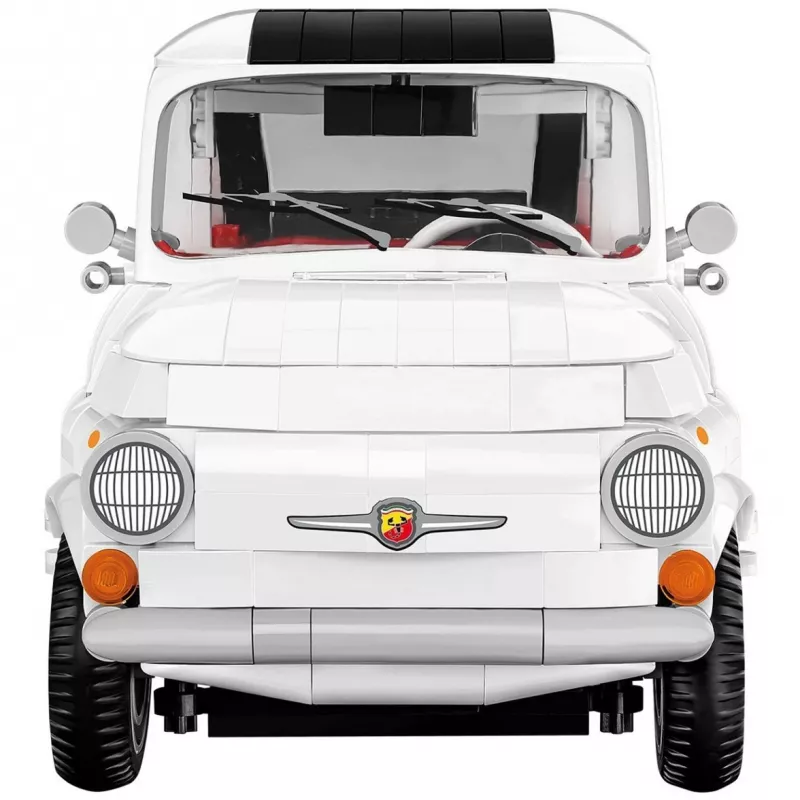 COBI Fiat 500 Abarth 1:12 Mēroga Tālvadības Auto (RTR) Sarkans