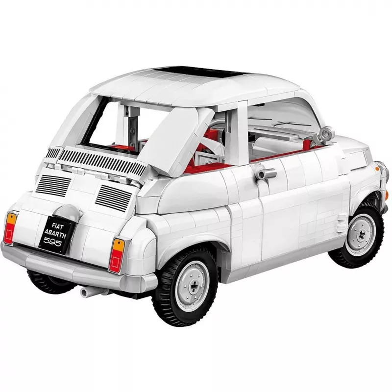 COBI Fiat 500 Abarth 1:12 Mēroga Tālvadības Auto (RTR) Sarkans