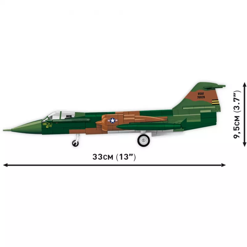 Cobi Lockheed F-104 Starfighter Būvbloku Komplekts (370 Gabali)