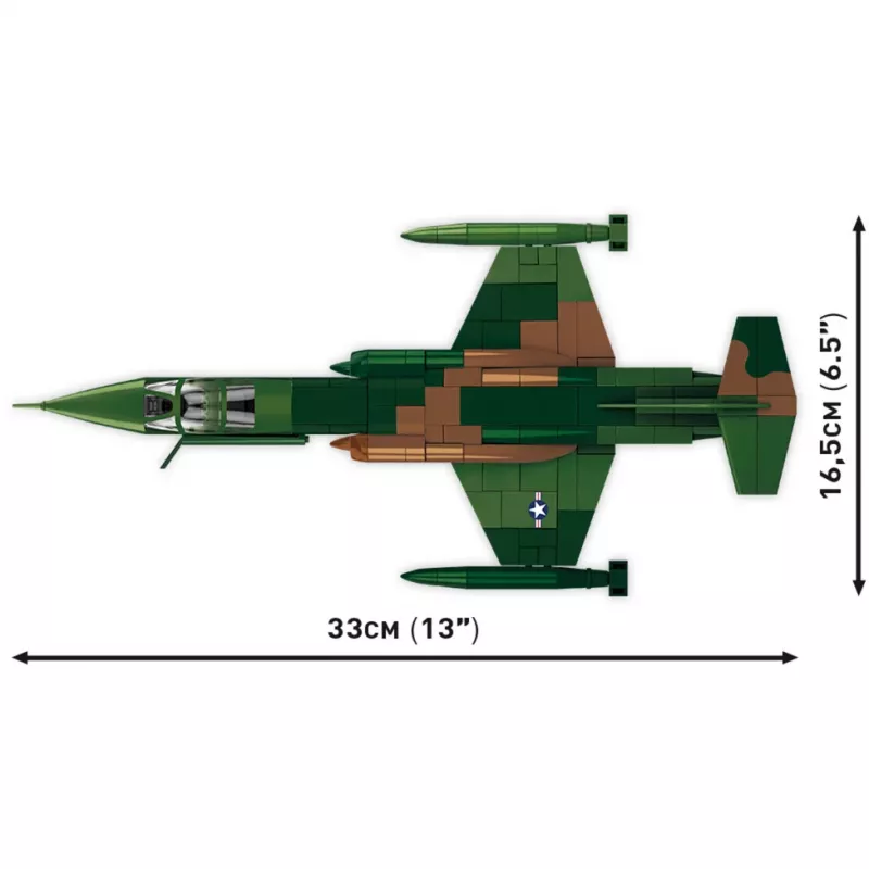 Cobi Lockheed F-104 Starfighter Būvbloku Komplekts (370 Gabali)