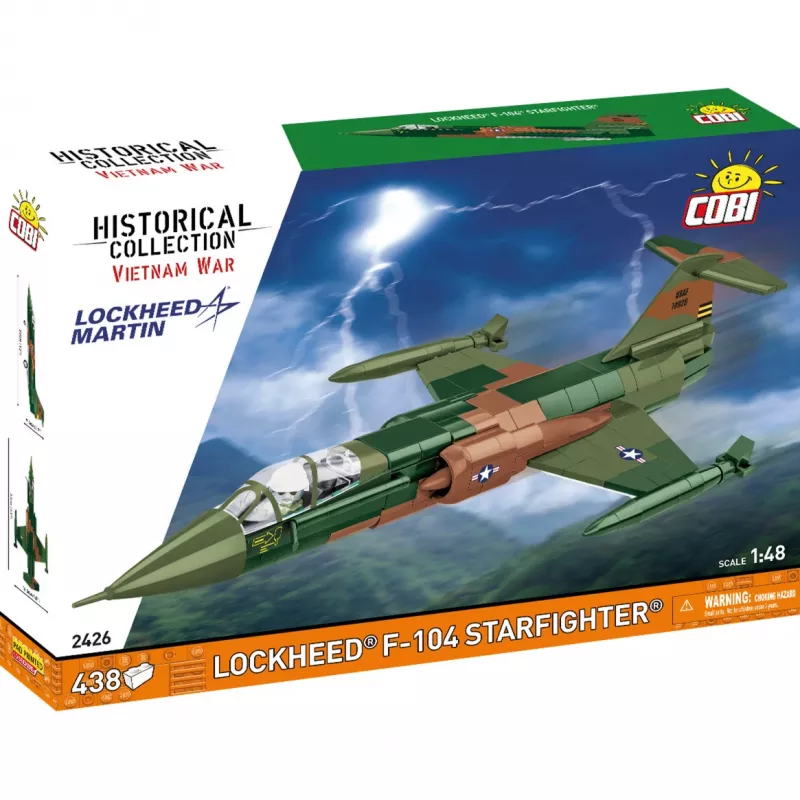 Cobi Lockheed F-104 Starfighter Būvbloku Komplekts (370 Gabali)