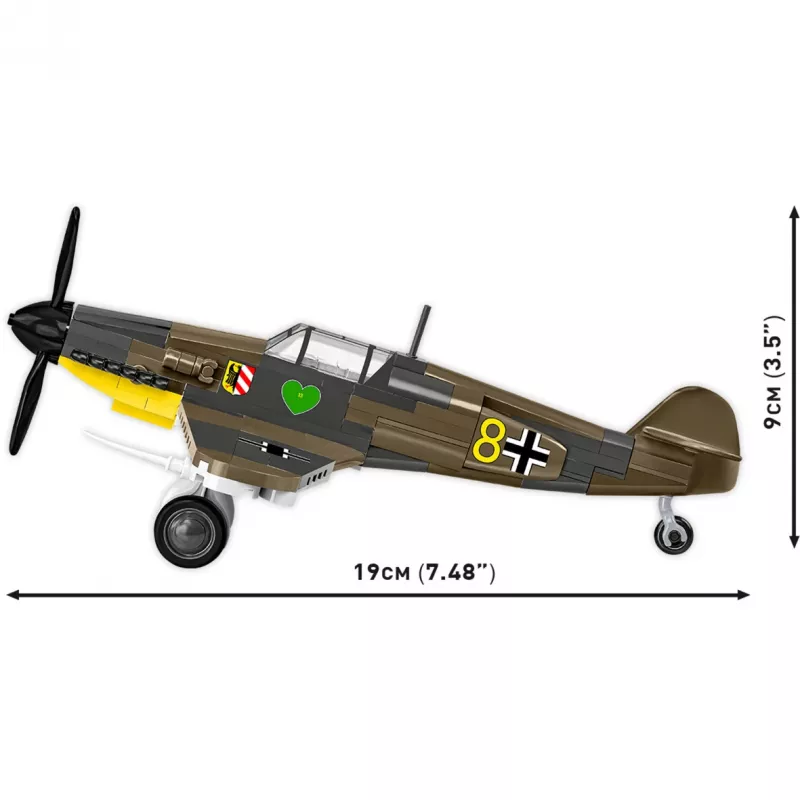 COBI Messerschmitt BF-109F Plastmasas Modeļa Komplekts 1:48