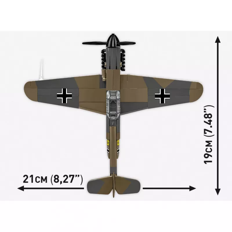 COBI Messerschmitt BF-109F Plastmasas Modeļa Komplekts 1:48