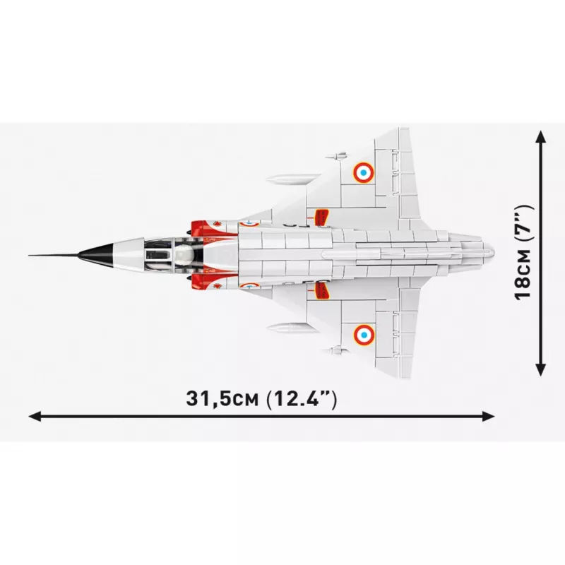 Cobi Mirage IIIC Būvkomplekts 1:48 Mērogs (560 Gabali)