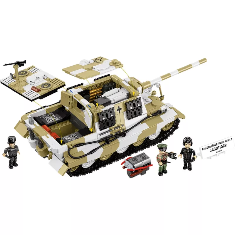 COBI Panzerjäger Tiger Ausf. B Jagdtiger Būvbloku komplekts (1371 gab.)