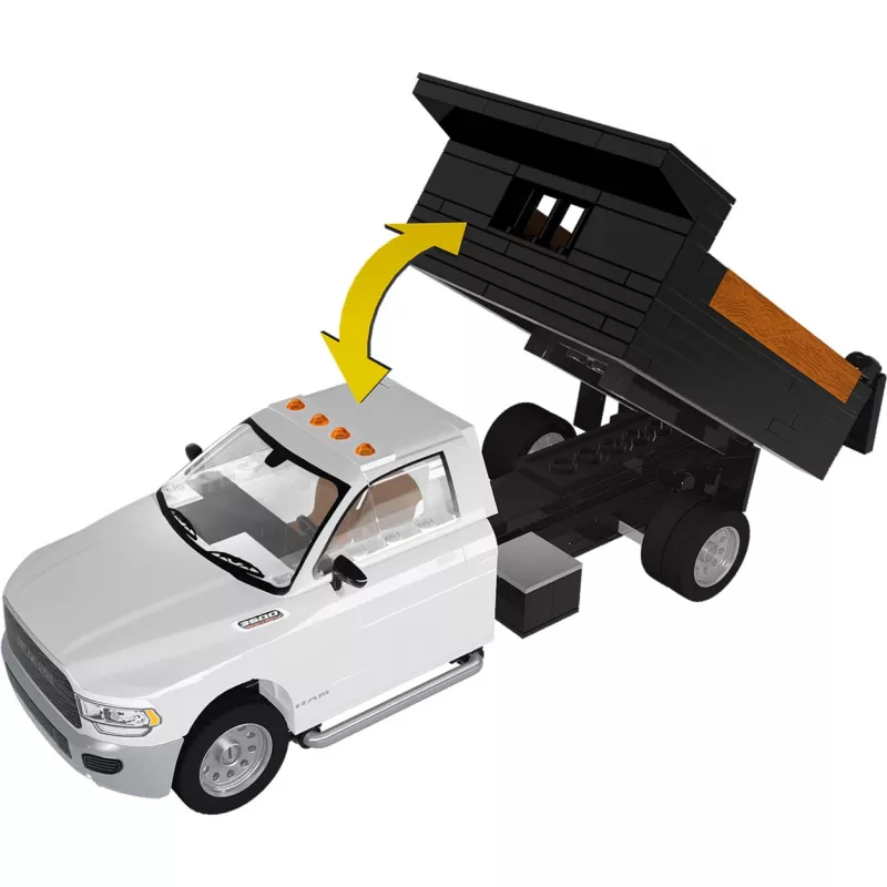 COBI RAM 3500 Dump Truck 1:35 Scale Building Blocks Set