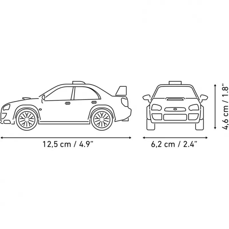 Cobi Subaru Impreza WRC 2003 Būvbloku komplekts (1:35 mērogs)