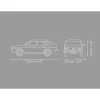 COBI Volkswagen Passat B1 (Zaļš, Mērogs 1:35) Konstruktors