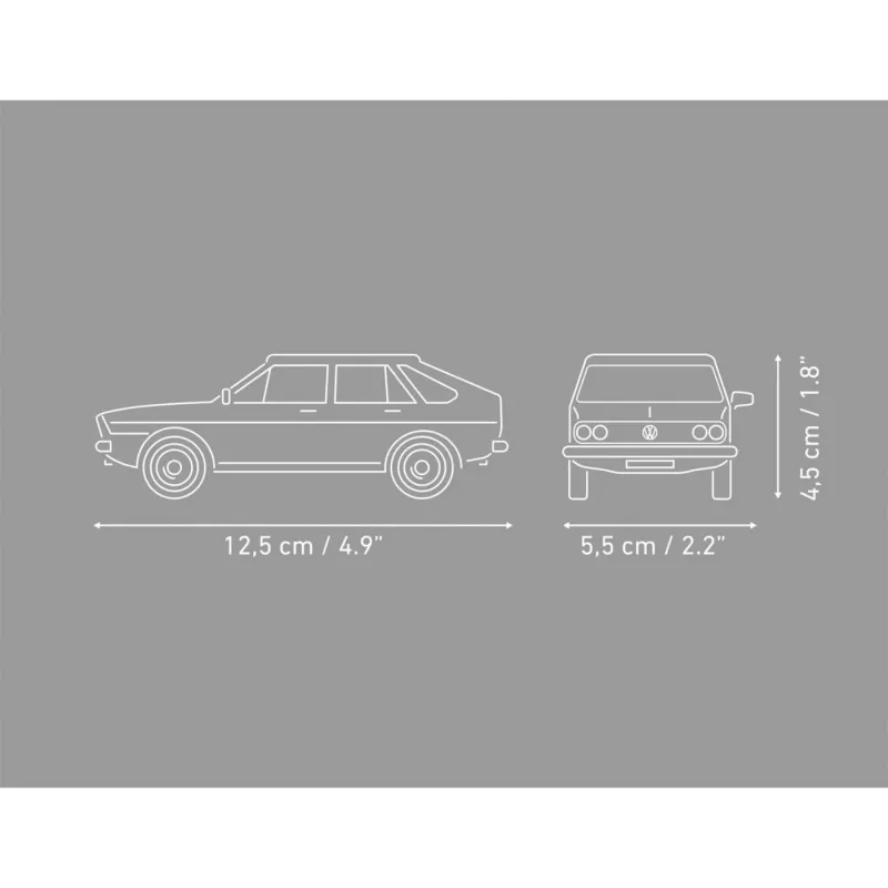 COBI Volkswagen Passat B1 (Zaļš, Mērogs 1:35) Konstruktors