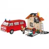 Cobi Volkswagen T3 Feuerwehr Ugunsdzēsēju Auto Būvēšanas Bloku Komplekts (230 Gabali)