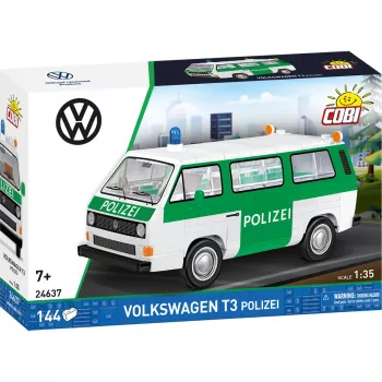 COBI Volkswagen T3 Policijas Būvbloku Komplekts 1:35 Mērogs 225 Gabali