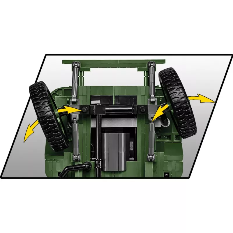 COBI Willys MB & Trailer Executive Edition Būvbloķēšu Komplekts (400 Gabali)